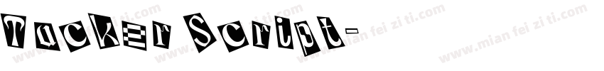 Tucker Script字体转换